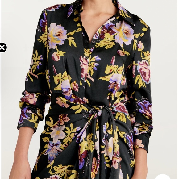 Cinq a sept BRIGITTE FLORAL JACEY DRESS,Size 2 - Picture 6 of 10